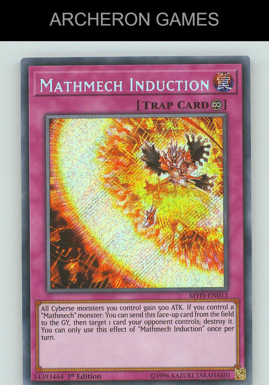 Mathmech Induction SEC YUGIOH Card