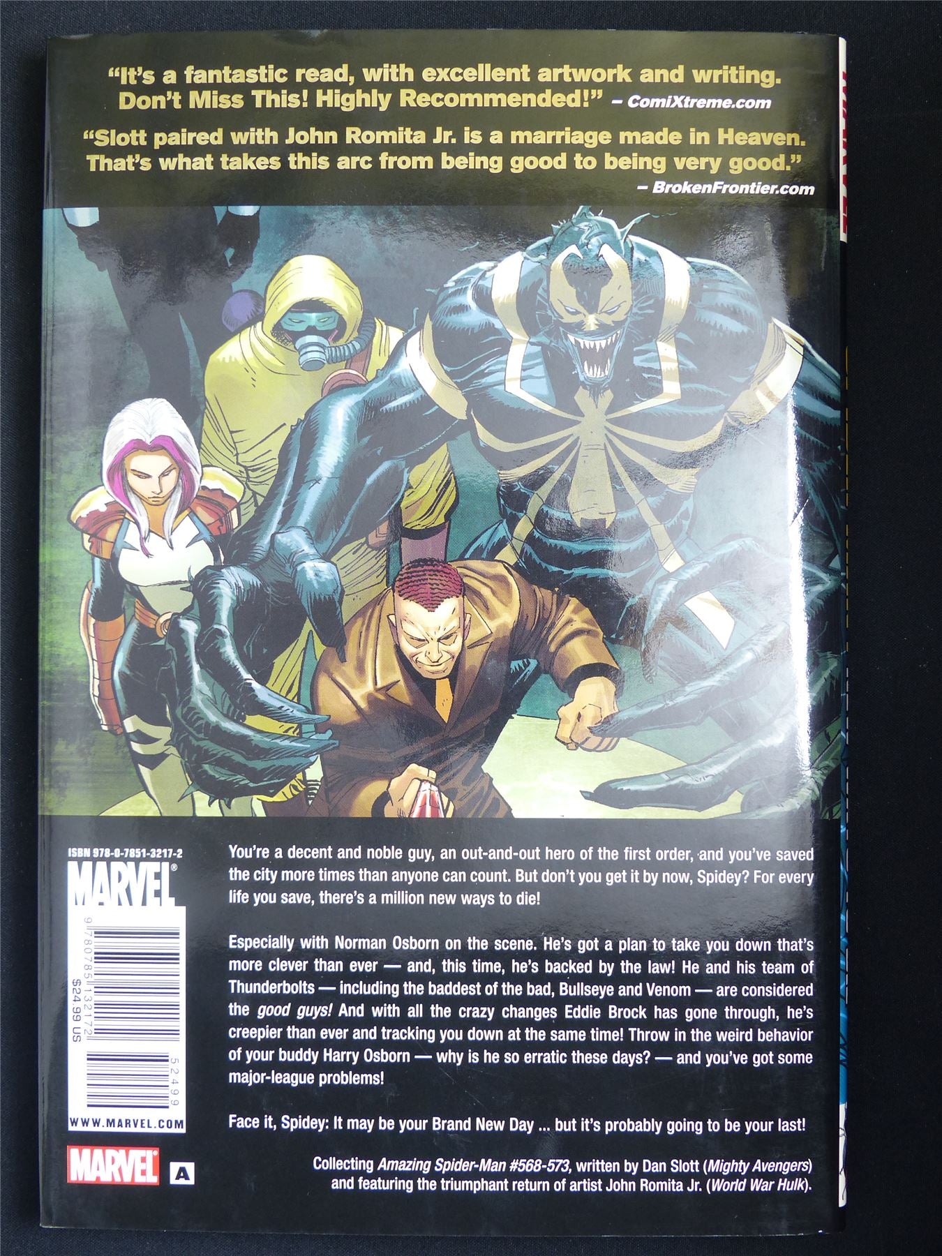 The Amazing Spider-Man: New Ways to Die - Marvel Graphic Hardback #47G