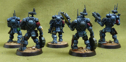 Intercessor Squad set of 5 painted - Space Wolves - Warhammer 40K #5C2