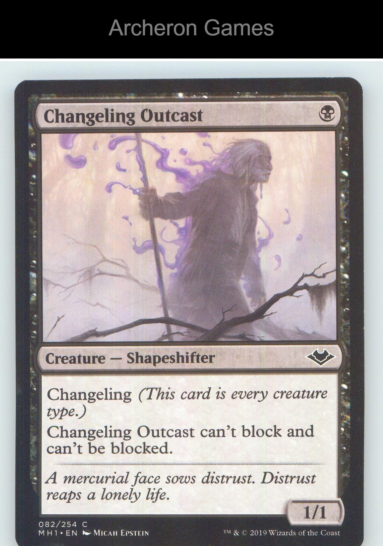 Changeling Outcast MH1 82 C MTG Card NM/EX+
