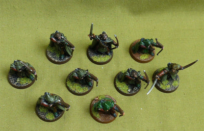 Classic Metal Farimir's Rangers painted set of 9 OOP - Warhammer Middle-Earth #2EN
