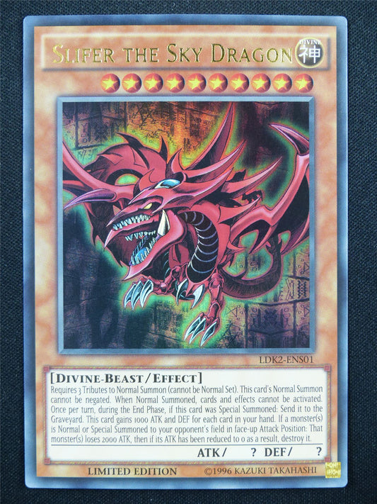 Slifer The Sky Dragon LDK2 Ultra Rare - lim ed Yugioh Card #10V