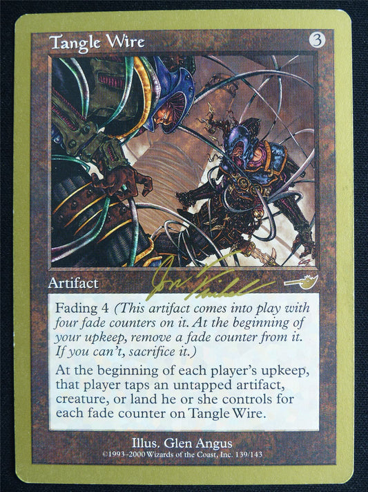 Tangle Wire Gold Border - NEM - Mtg Card #4KL