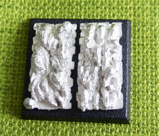 Classic Metal OOP - Skaven - Rat Swarms -  on One Large Plastic Base - Warhammer AoS 40k #E7