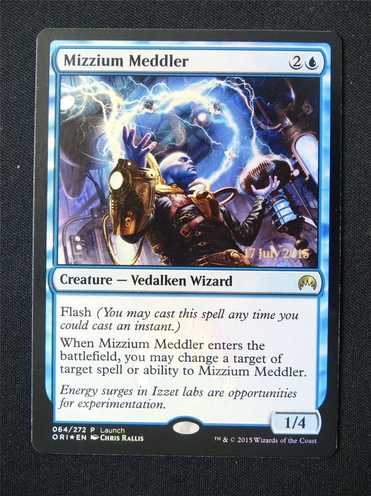 Mizzium Meddler Pre-Release Promo Foil - ORI - Mtg Card #1D