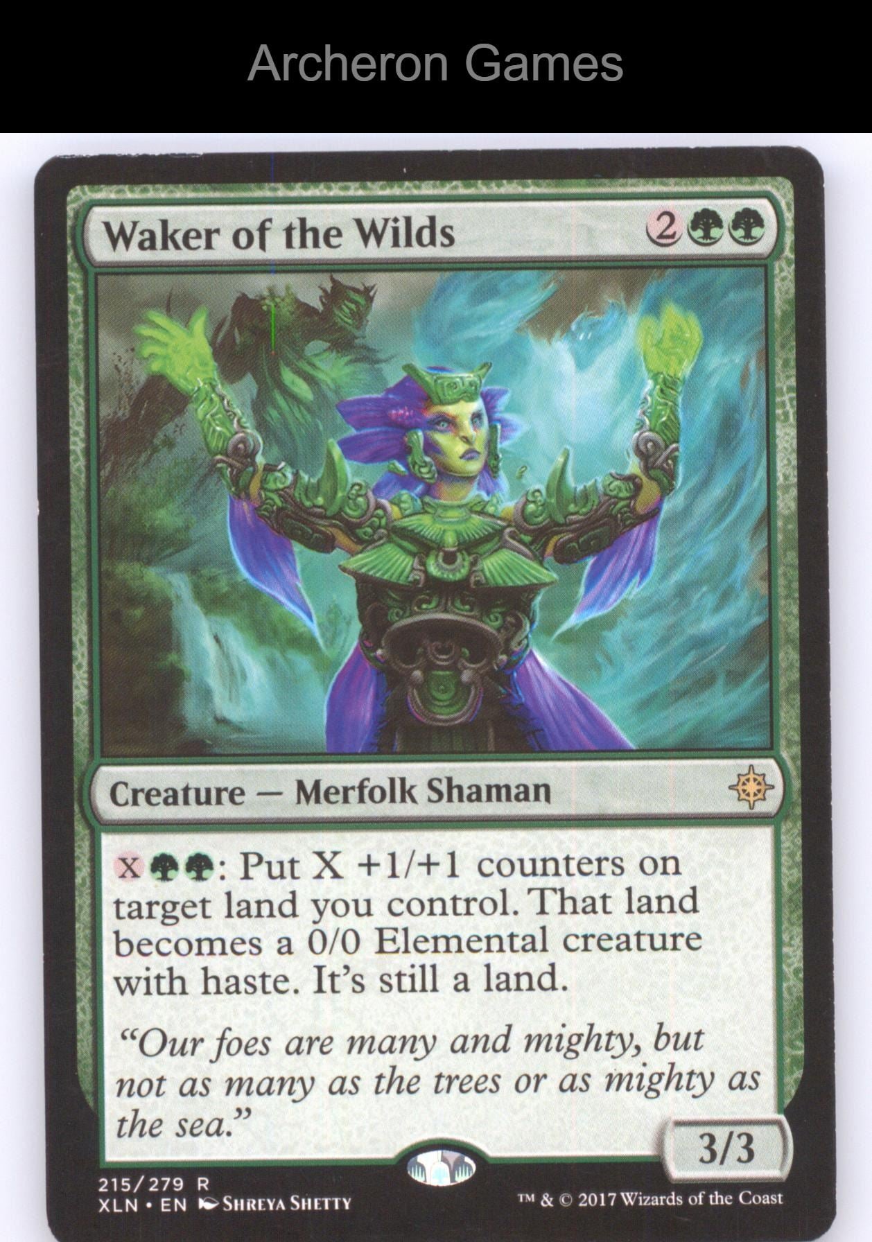 Waker of the Wilds 215 R MTG Card Ixalan