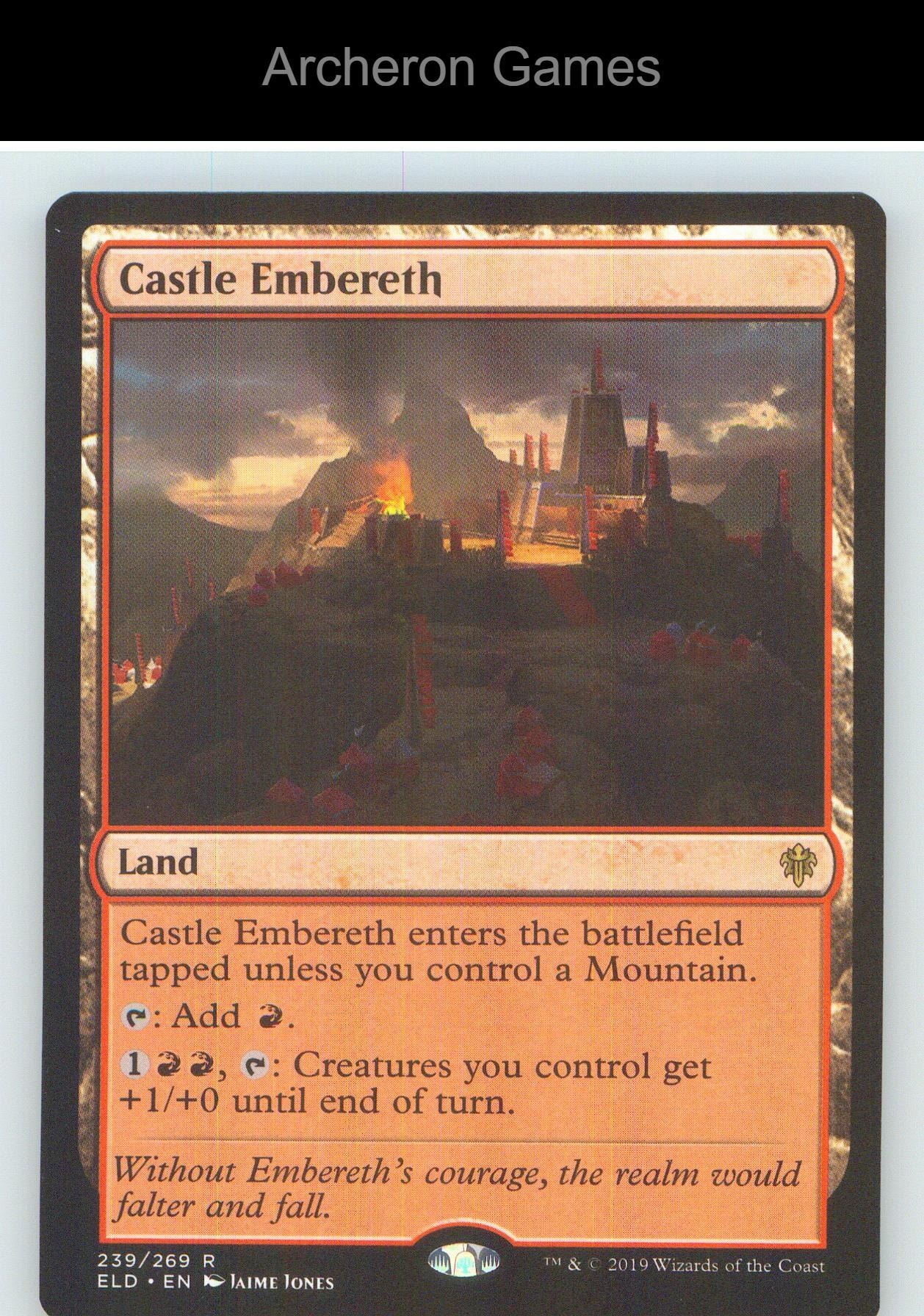 Castle Embereth ELD 239 R MTG Card NM/EX+