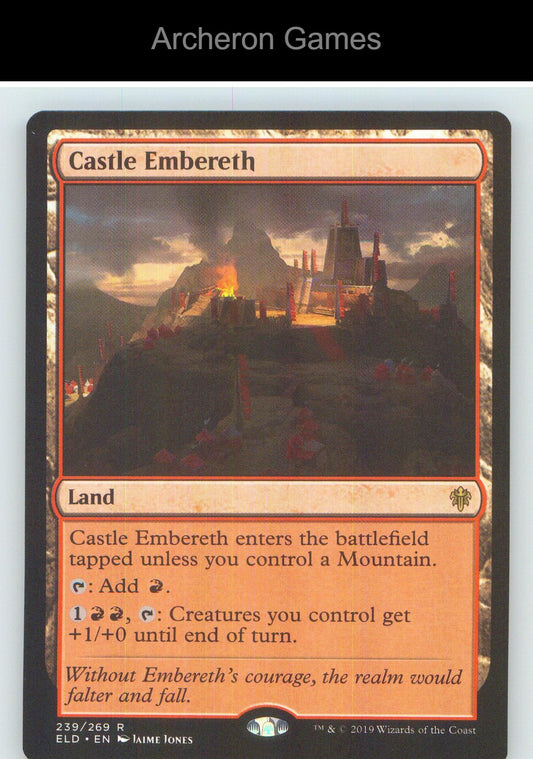 Castle Embereth ELD 239 R MTG Card NM/EX+