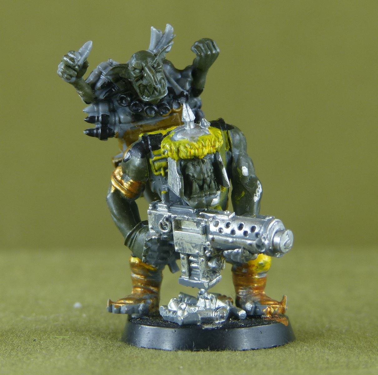 Ork With Grot Rider - Orks - Warhammer 40K #6H