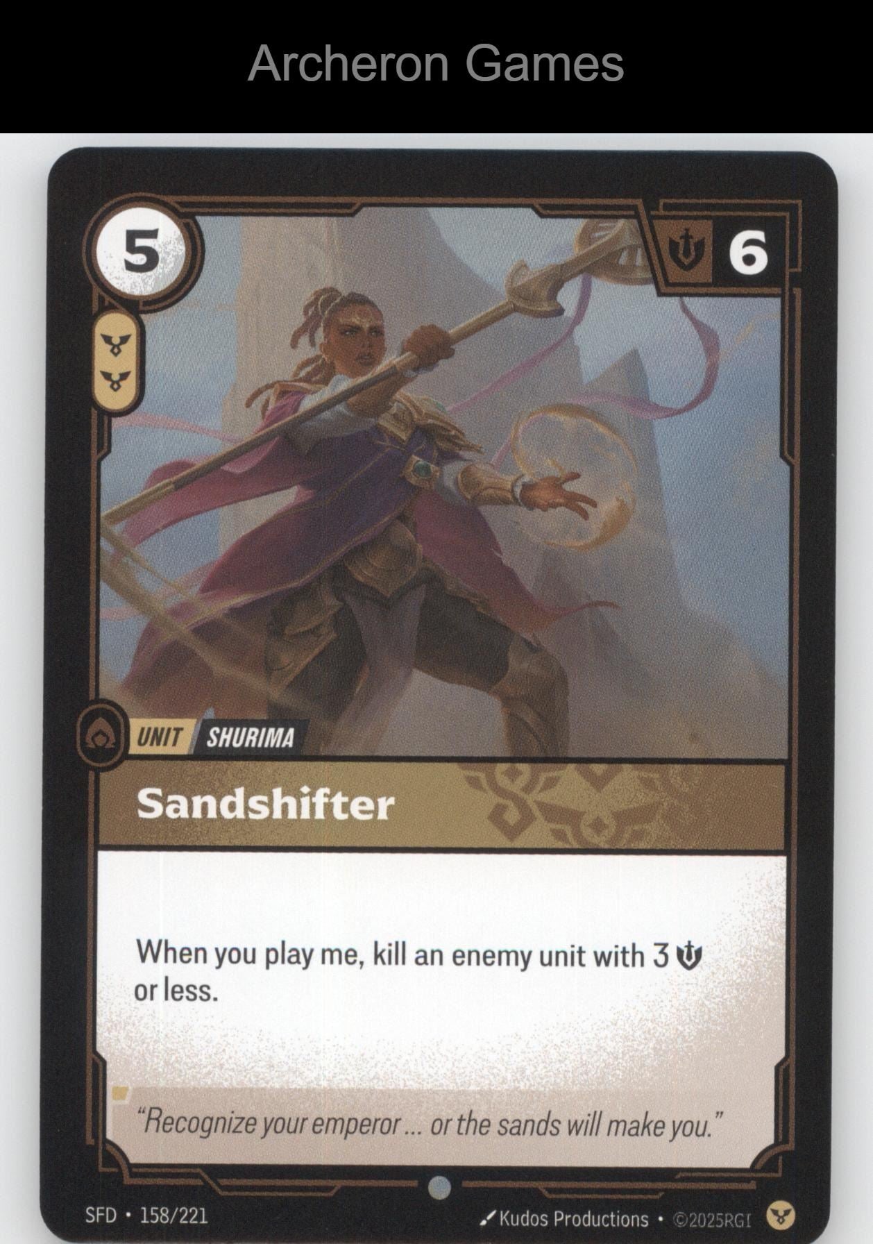 Sandshifter SFD 158/221 C  Card Spiritforged