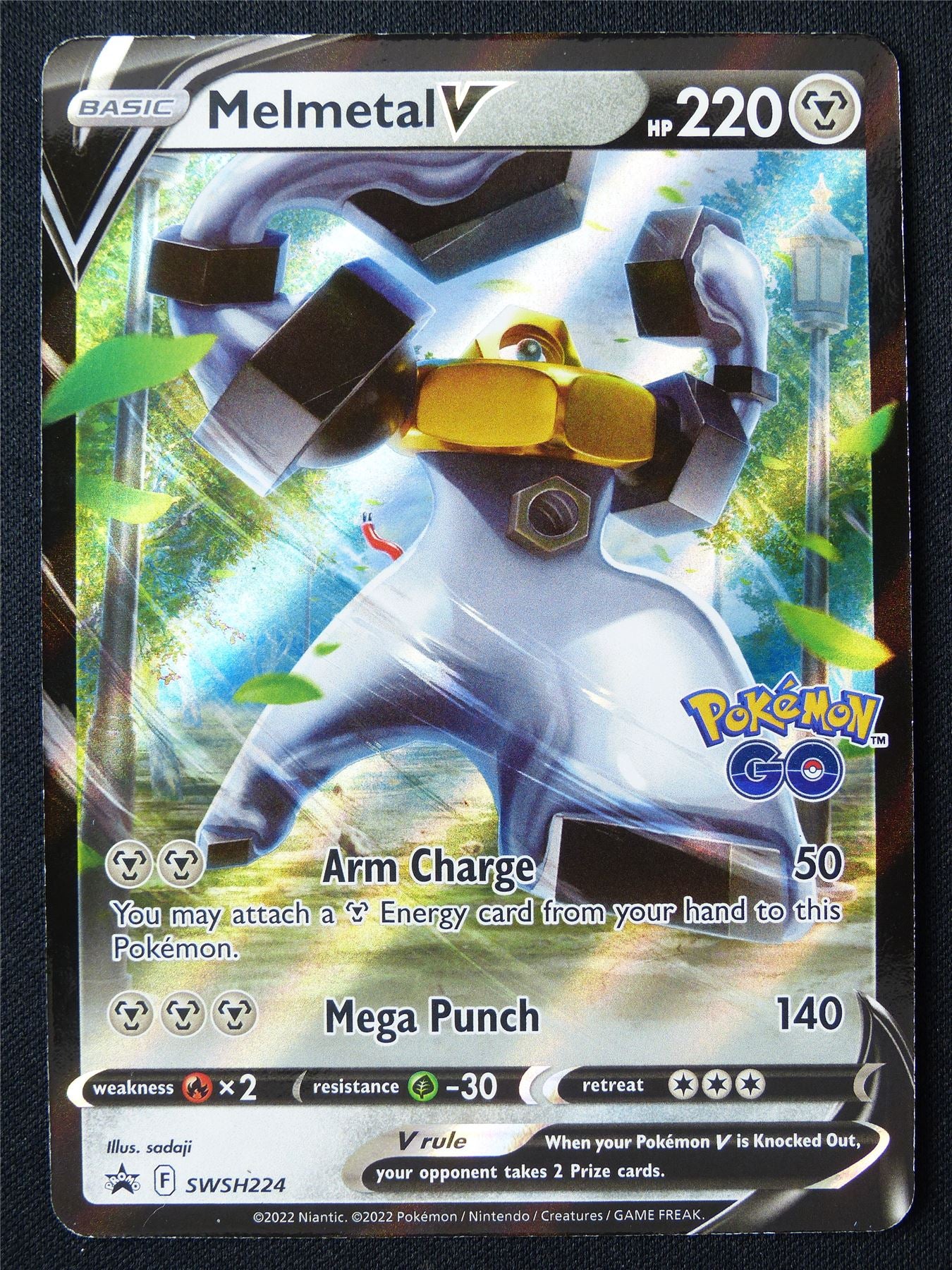 Melmetal V SWSH224 Promo Holo - Pokemon Card #1E9