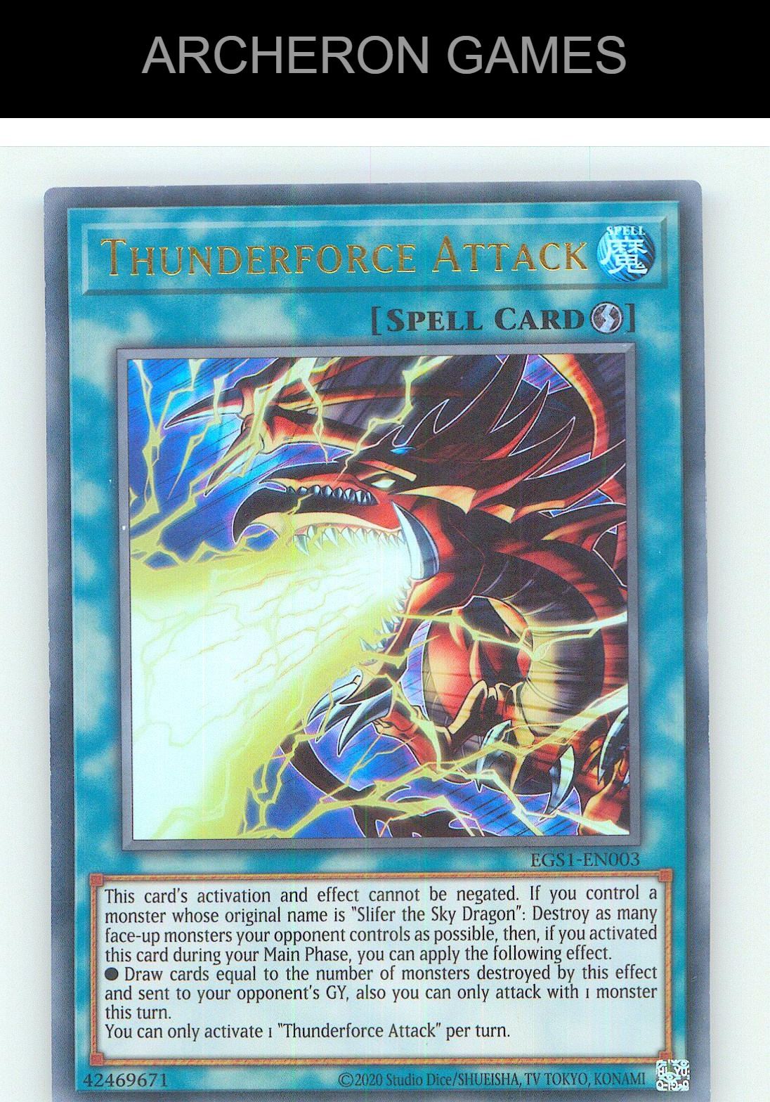 Thunderforce Attack Ultra Rare YUGIOH Card Unlimited