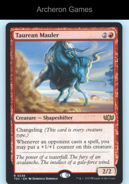 Taurean Mauler 238 R MTG Card Commander: Tarkir: Dragonstorm