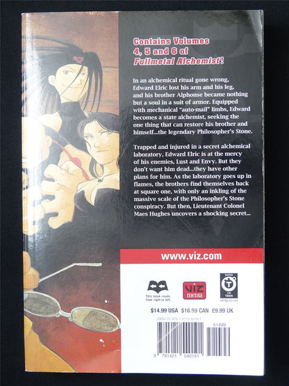 Fullmetal Alchemist volumes 4-5-6 - Viz Media Manga #7HI