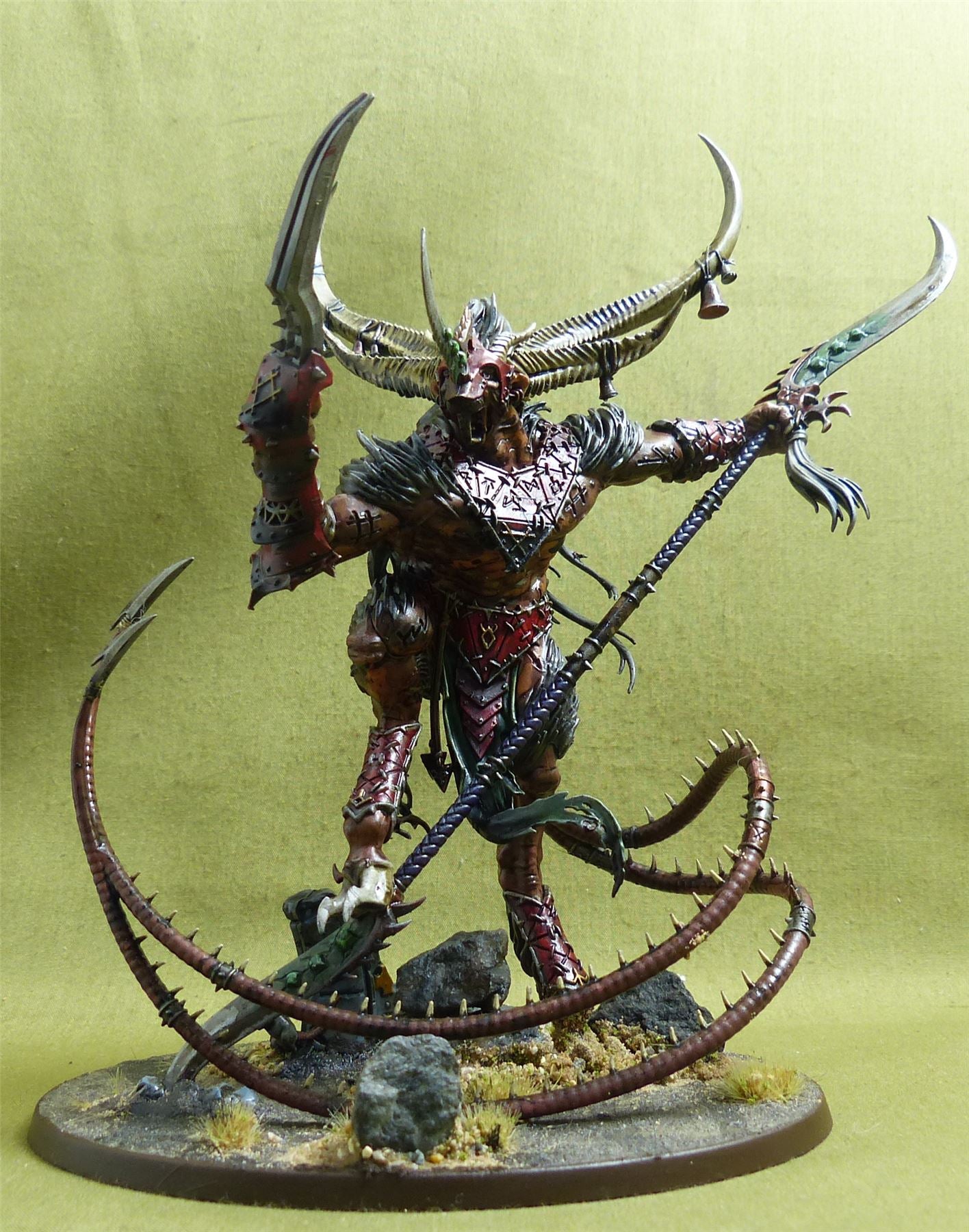 Verminlord Warbringer painted - Skaven - Warhammer AoS #16B