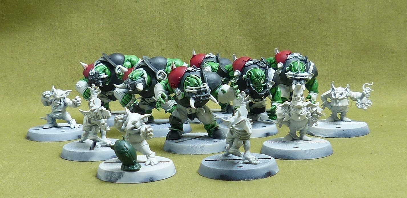 Black Orcs Team: The Thunder Valley Greenskins
  - Warhammer Blood Bowl #44A