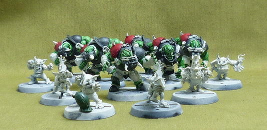 Black Orcs Team: The Thunder Valley Greenskins
  - Warhammer Blood Bowl #44A