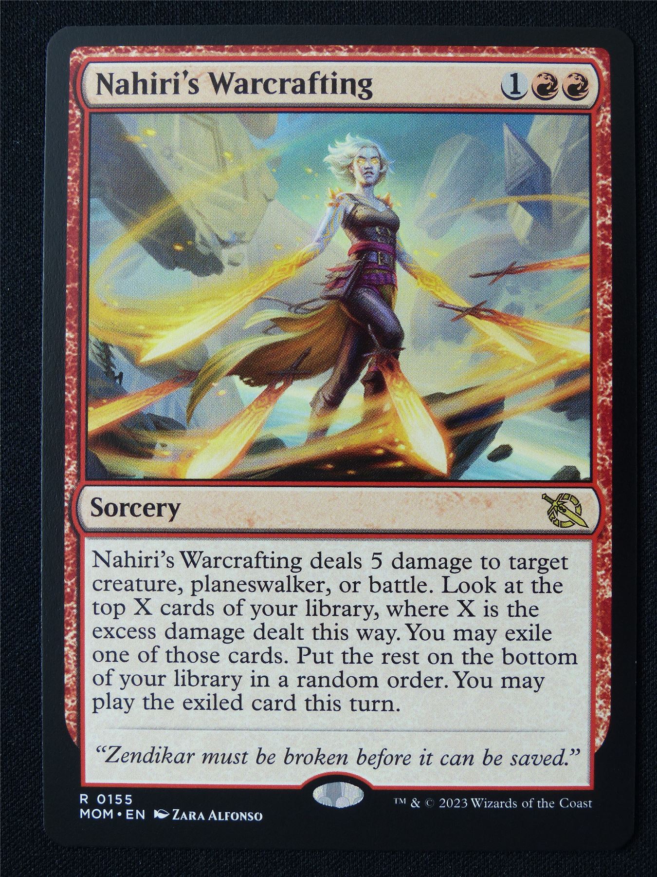 Nahiri's Warcrafting - MOM - Mtg Card #FV