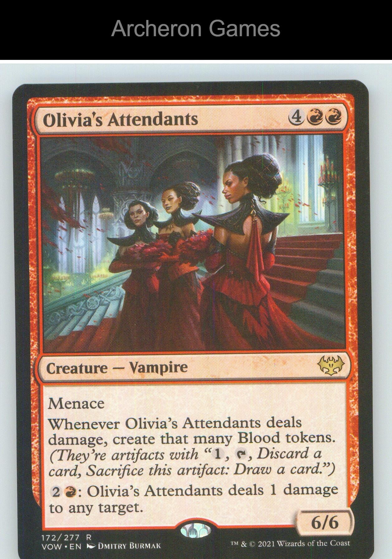Olivia's Attendants VOW 172 R MTG Card NM/EX+