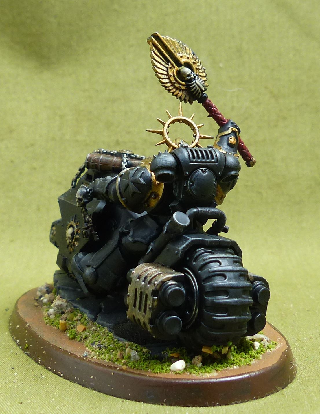 Chaplain on Bike painted - Chaos Space Marines - Warhammer 40K #1QG
