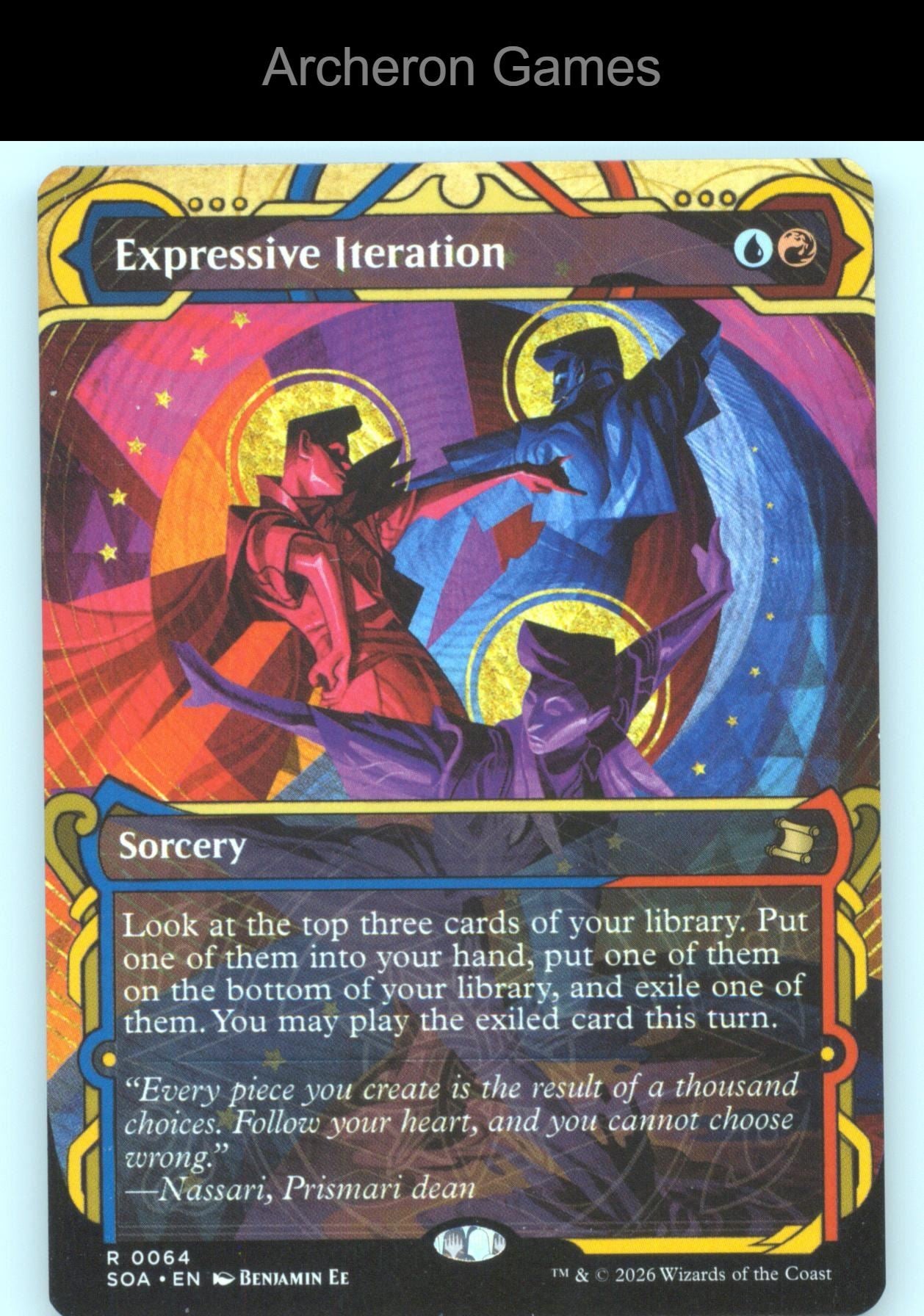 Expressive Iteration SOA 64 R MTG Card Secrets of Strixhaven: Mystical Archive