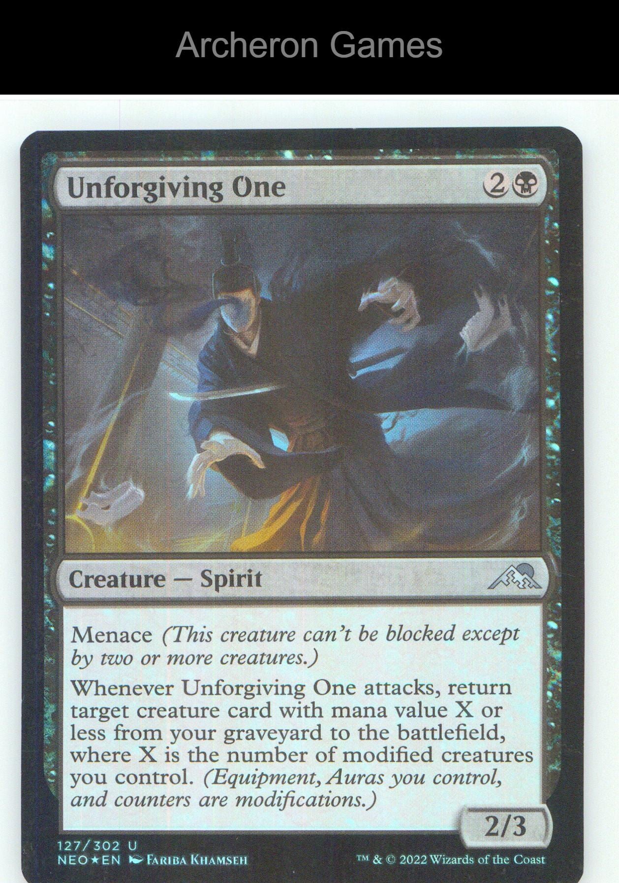 Unforgiving One NEO 127 UC MTG Card NM/EX+ Foil