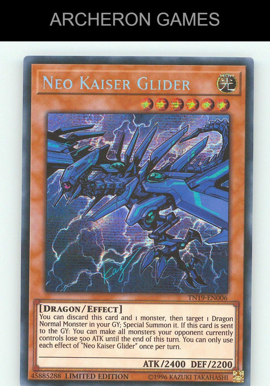 Neo Kaiser Glider SEC YUGIOH Card