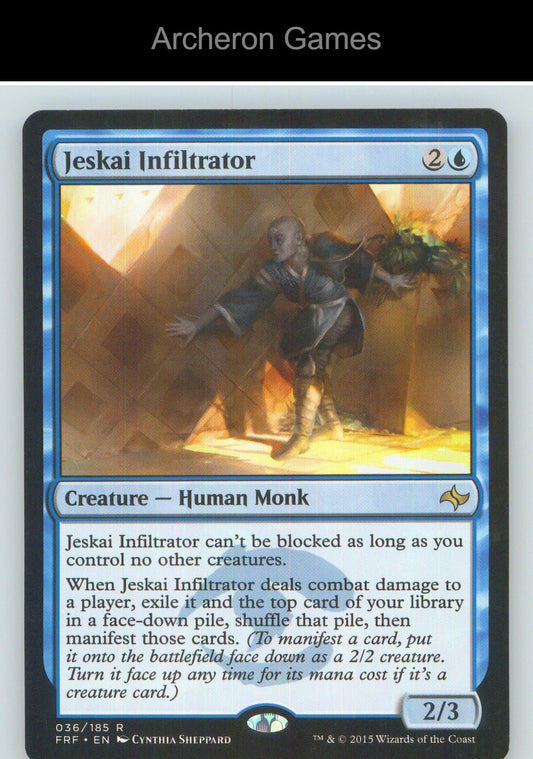 Jeskai Infiltrator FRF 36 R MTG Card NM/EX+