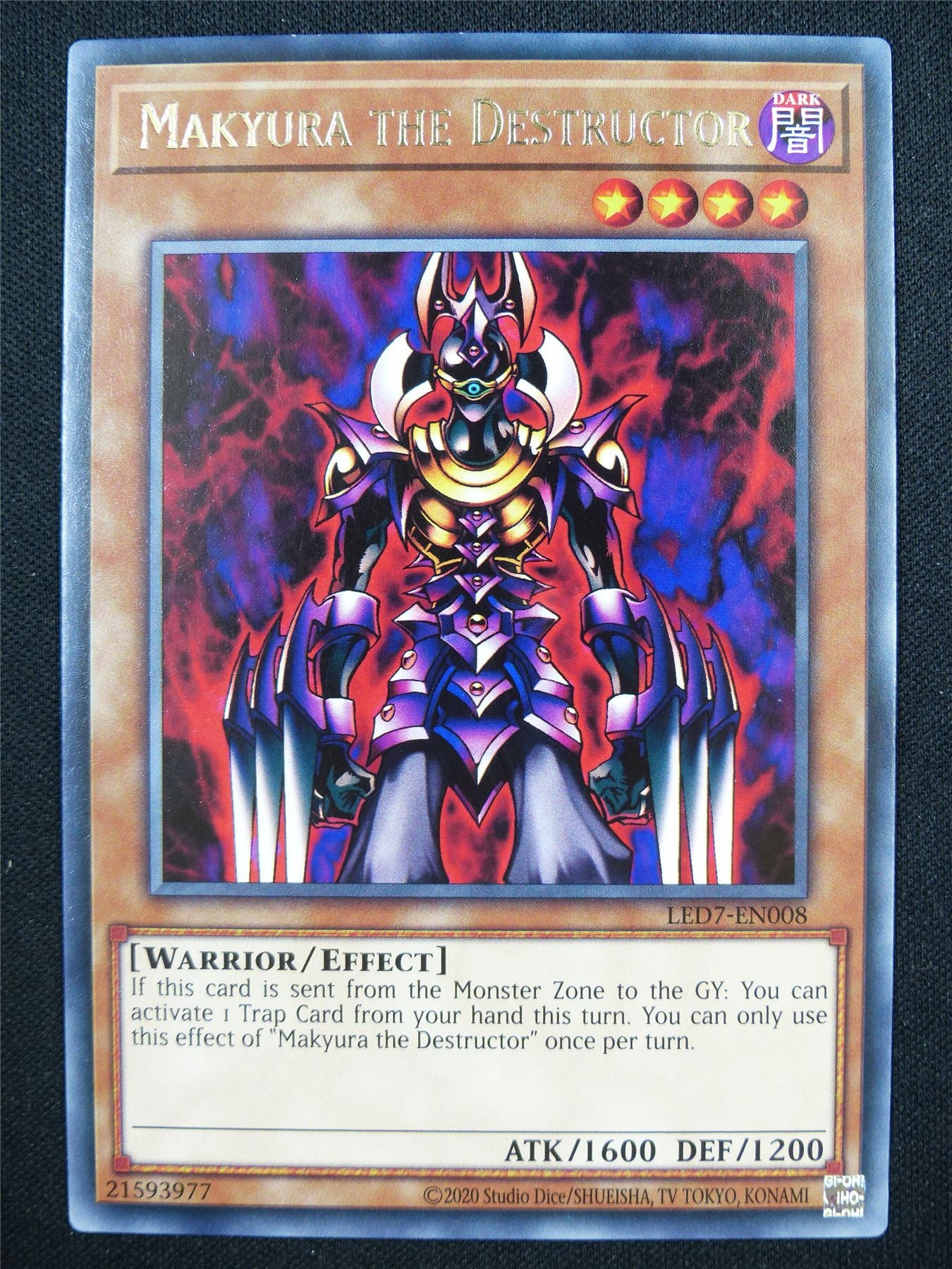 Makyura the Destructor LED7 Rare - Yugioh Card #ZT