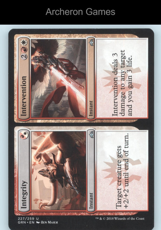 Integrity // Intervention 227 UC MTG Card Guilds of Ravnica