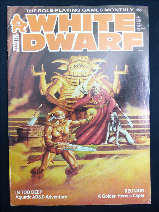 Vintage White Dwarf #70 OOP - Warhammer Magazine #LH