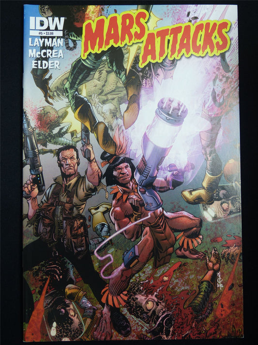 MARS Attacks #5 - B&B IDW Comic #2HC