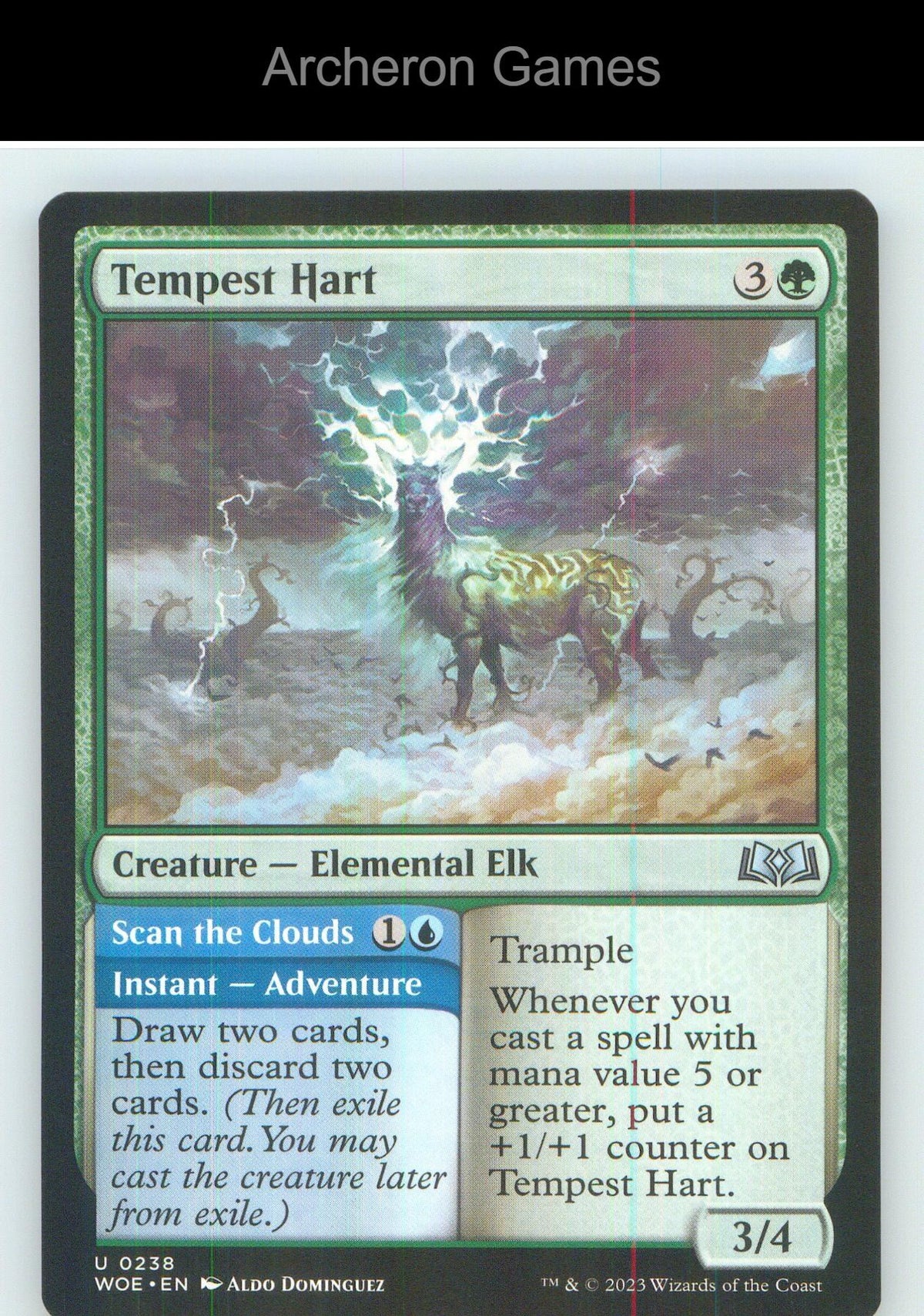 Tempest Hart WOE 238 UC MTG Card NM/EX+