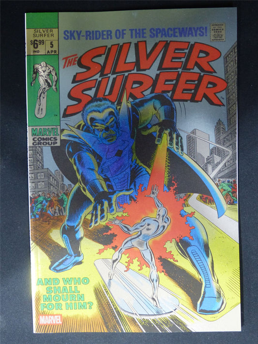 The SILVER Surfer #5 Cvr B Foil Facsimile edition - Sep 2026 Marvel Comic #295