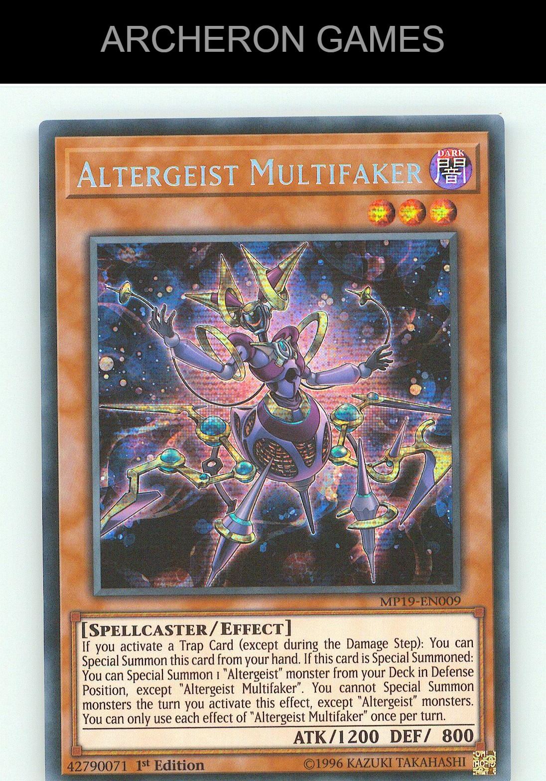Altergeist Multifaker SEC YUGIOH Card