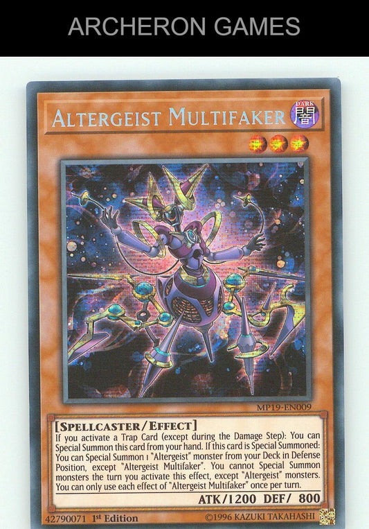 Altergeist Multifaker SEC YUGIOH Card