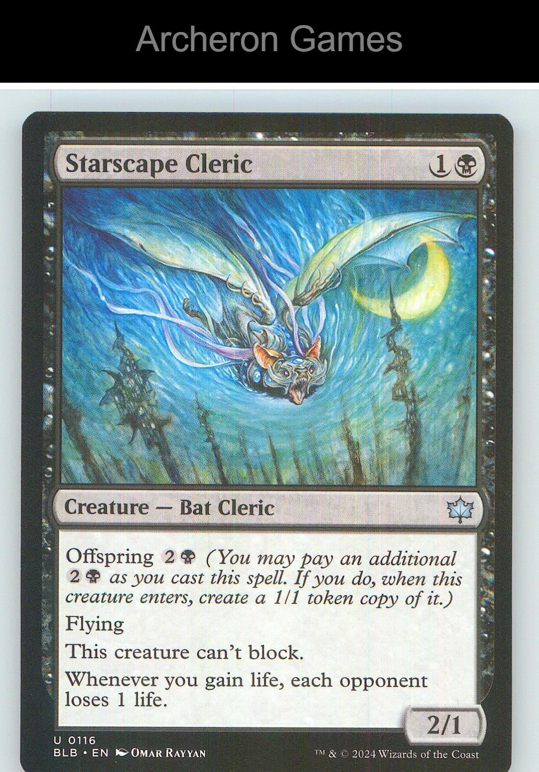 Starscape Cleric BLB 116 UC MTG Card NM/EX+