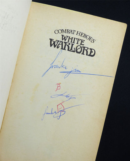 Combat Heroes: White Warlord by Joe Dever 1st ed - Vintage Adventure Novel Softback #M6