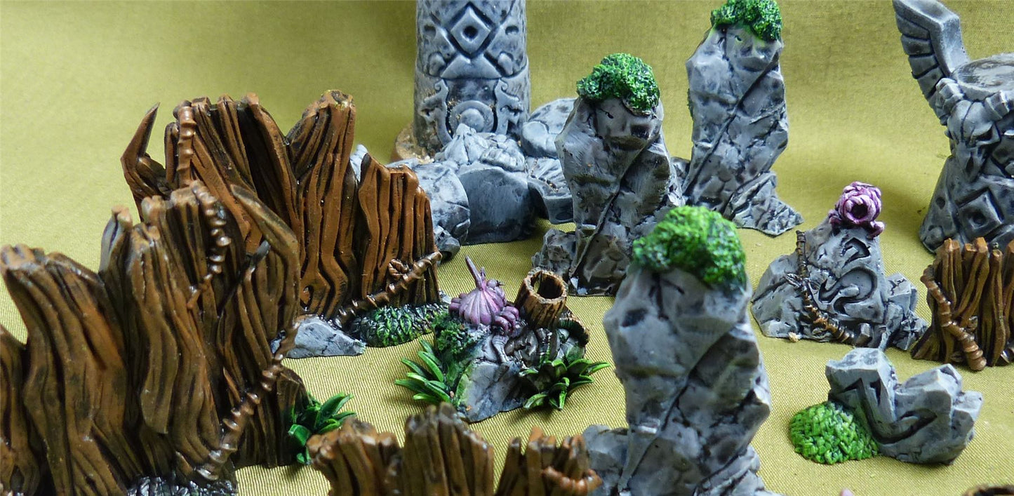 3d painted Scenery Ruins #5B8