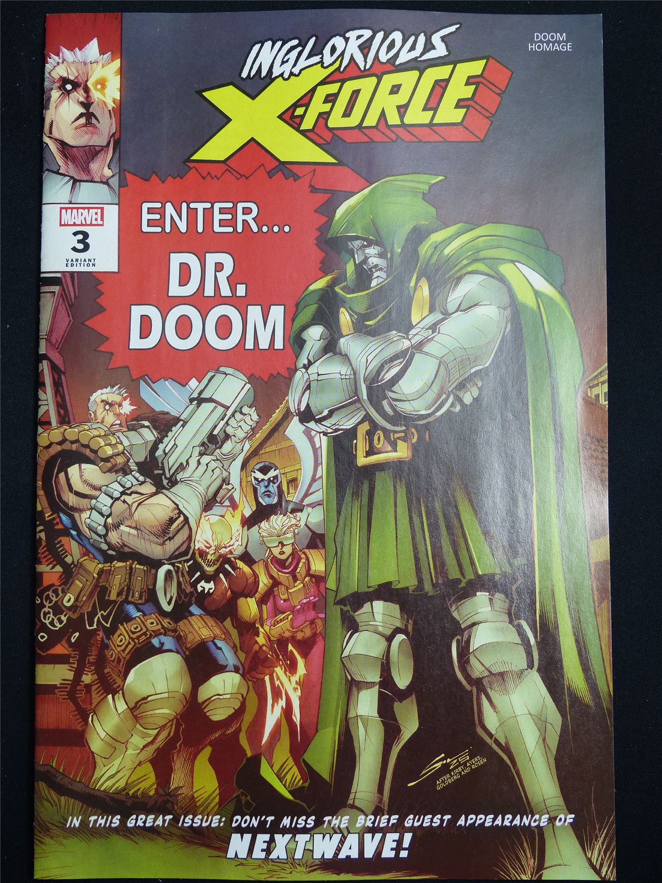 Inglorious X-FORCE #3 Variant Cvr B - May 2026 Marvel Comic #40H