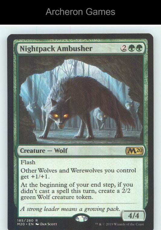 Nightpack Ambusher M20 185 R MTG Card NM/EX+