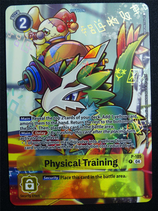 Physical Training P-105 Promo Foil - Digimon Card #2ZA