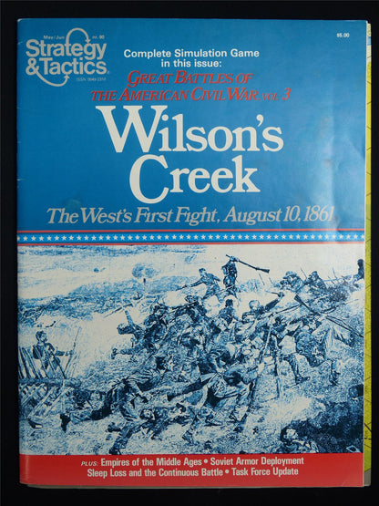 Strategy & Tactics: Wilson' s Creek The West's First Fight 1861 - Magazine #BL