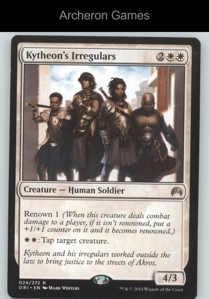 Kytheon's Irregulars 24 R MTG Card Magic Origins