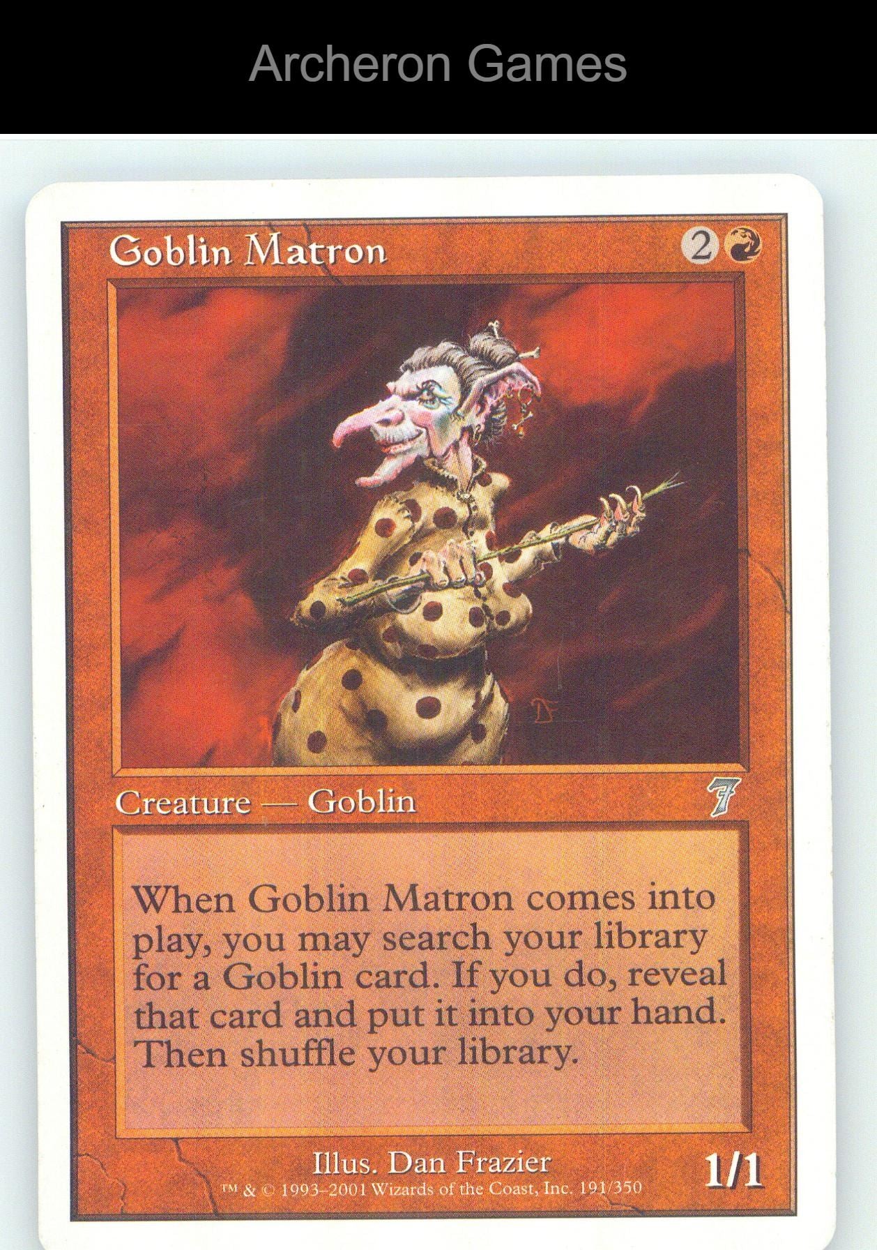 Goblin Matron 7ED 191 UC MTG Card NM/EX+