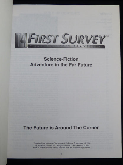 T4 First Survey - Traveller Roleplaying Softback #2RJ
