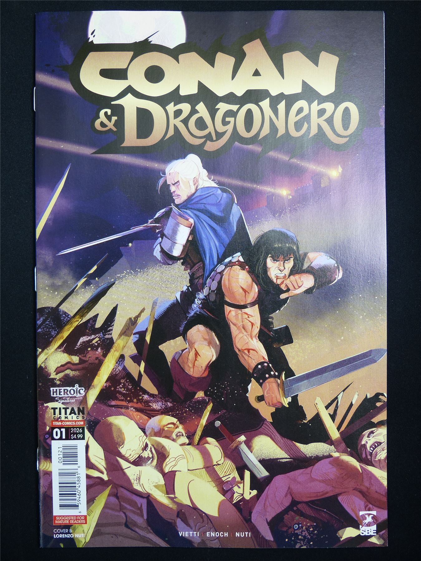 CONAN & Dragonero #1 Cvr B - May 2026 Titan Comic #P7