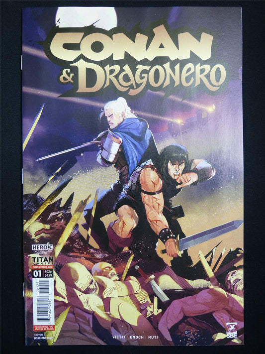 CONAN & Dragonero #1 Cvr B - May 2026 Titan Comic #P7