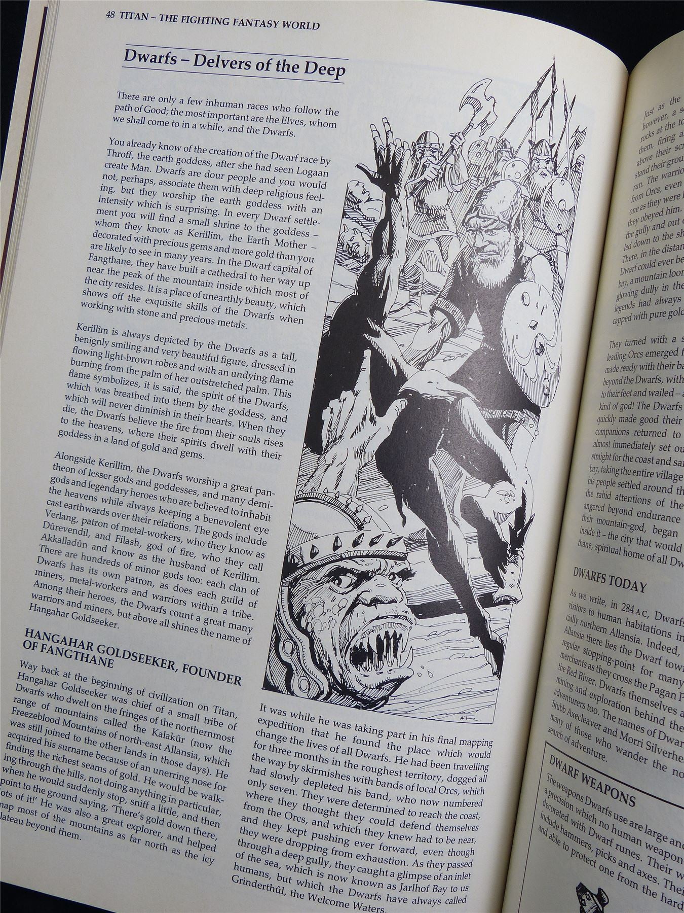 Titan The Fighting Fantasy World - Roleplaying Book Softback #2SQ