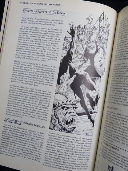 Titan The Fighting Fantasy World - Roleplaying Book Softback #2SQ